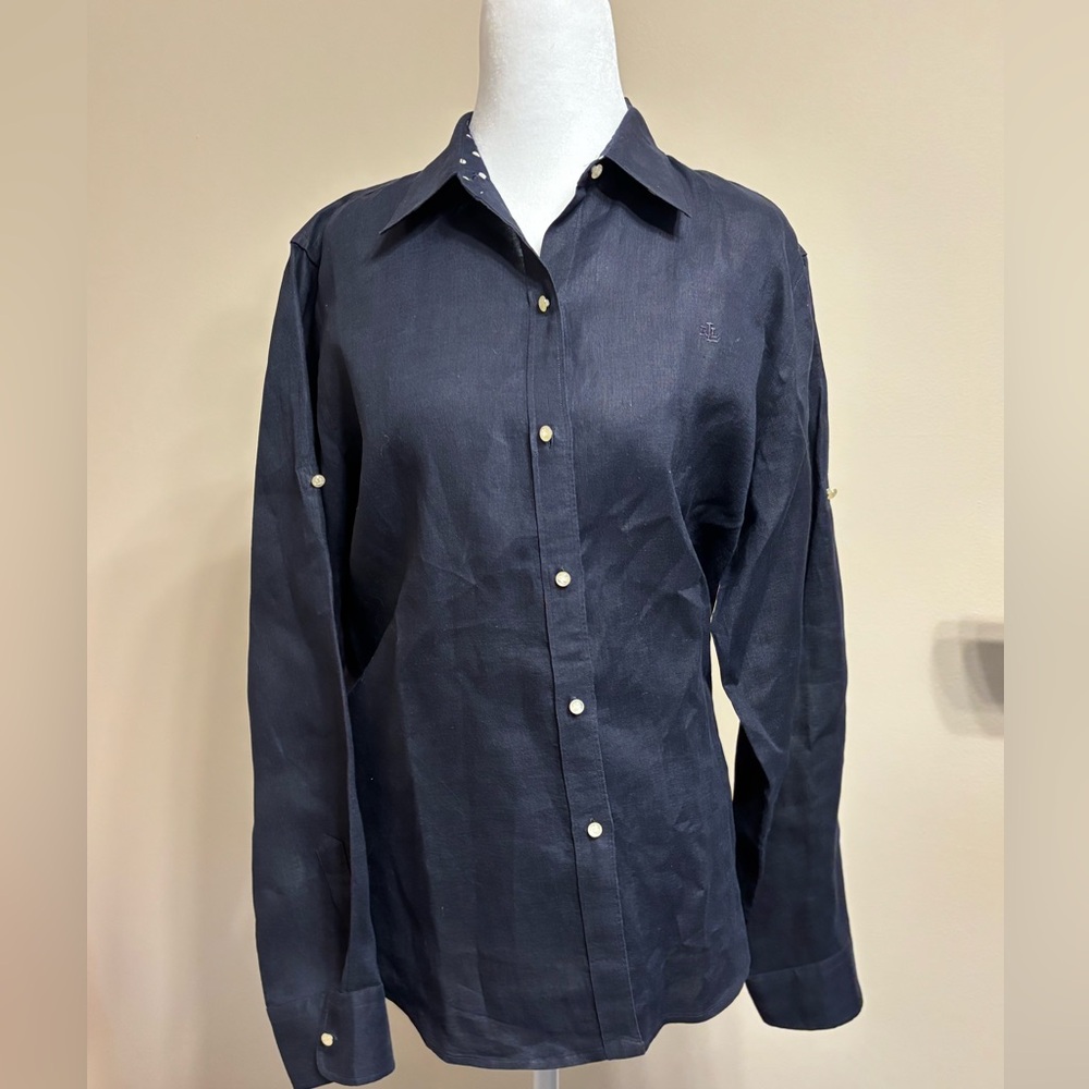 Women’s Ralph Lauren Navy Blue Shirt